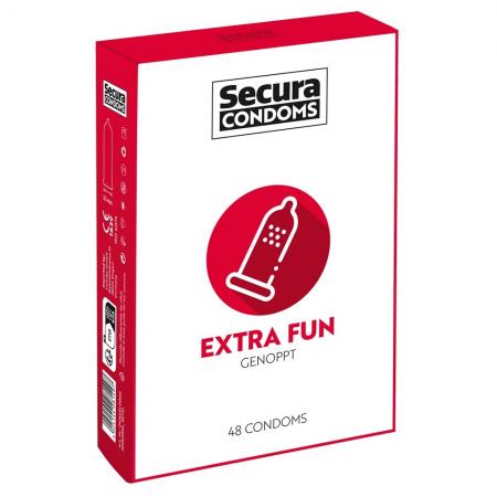 Secura Condoms 48 Pack Extra Fun