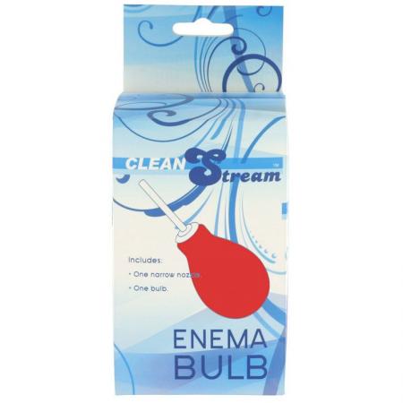 Clean Stream Red Enema Bulb