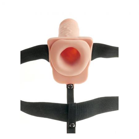 Fetish Fantasy 11 Inch Hollow Rechargeable Strap-On