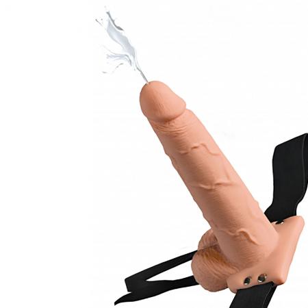 Fetish Fantasy 7.5 Inch Hollow Squirting Strap-On